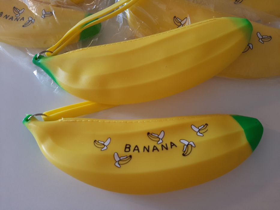 Porta-moedas Silicone - Novos - Banana