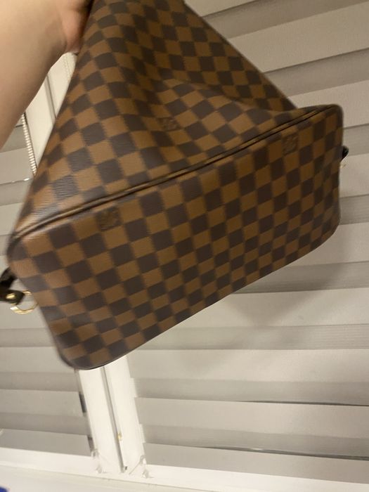Louis vuitton Neverfull mm skóra naturalna