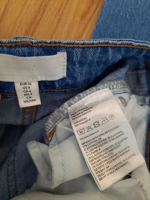 Джинси жіночі широкі h&m 36р.