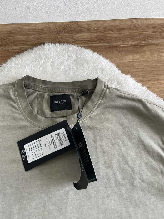 Only & Sons koszulka t-shirt xs s ombre khaki