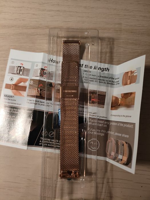 Pasek Huawei band 8 złota