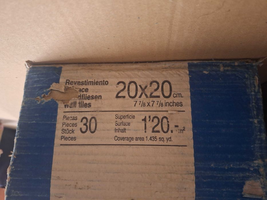 Revestimento ROCA - branco 20x20cm (90 peças)