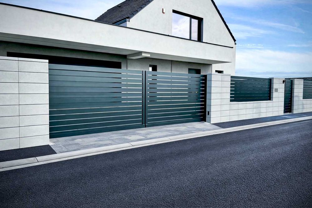 Ogrodzenia nowoczesne z aluminium, ogrodzenie aluminiowe