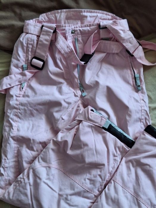 Розовые горгорнолыжные штаны рост 146-152