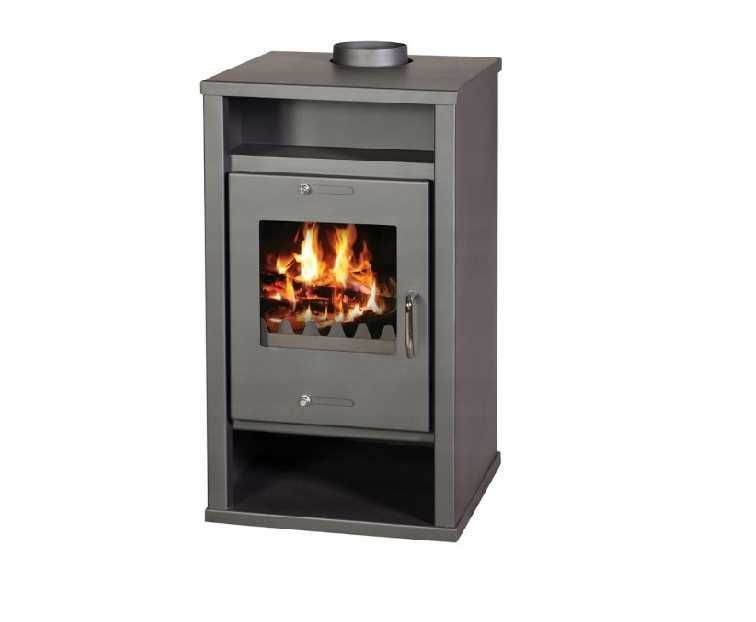 Piec piecyk kominek na drewno Wolnostojący - Deluxe 12 KW