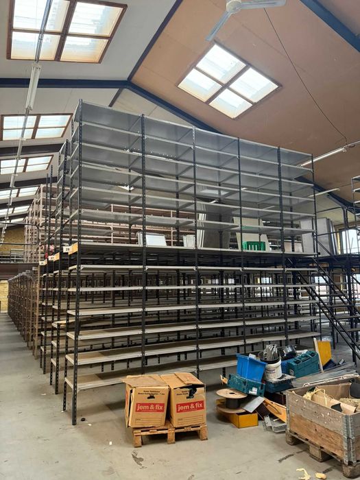 Regały magazynowe 2255×910×610| 6 półek stalowych  200 kg/półkę Kraków