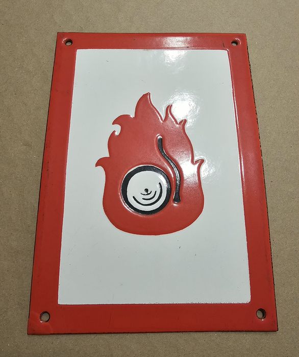 Tablica emaliowana  Alarm PRL