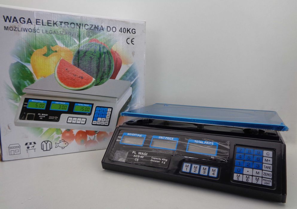 Waga sklepowa/magazynowa do 40 kg