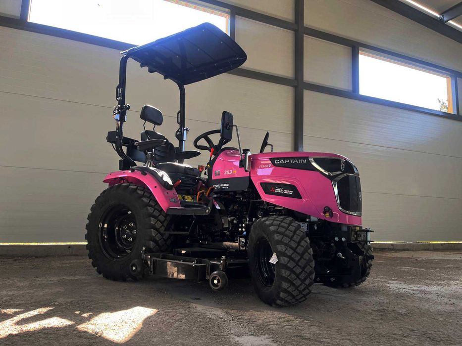 MINI Traktorek kosiarka międzyosiowa 25 KM silnik Mitsubishi , HST HIT