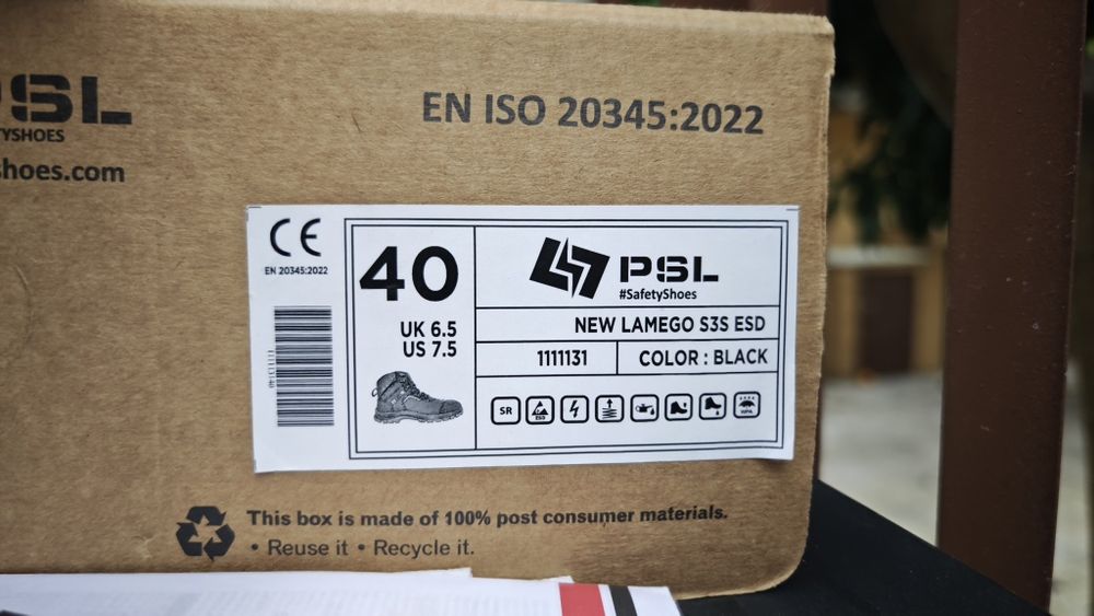 Botas de trabalho PSL (t.40)