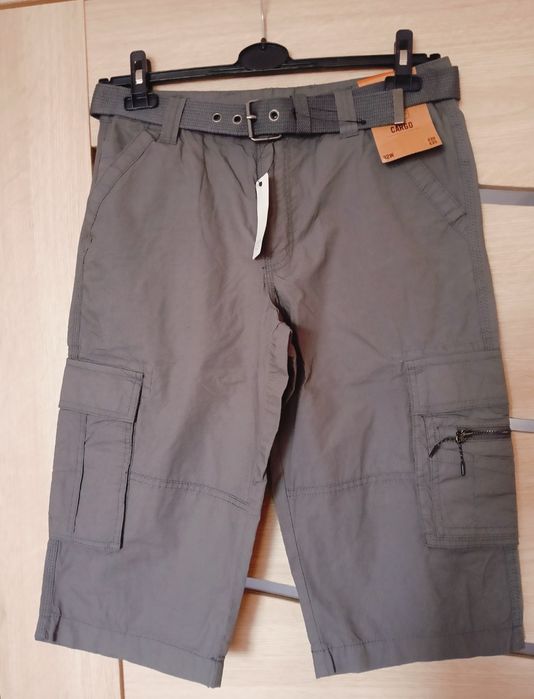 Krótkie spodenki, spodenki cargo, męskie spodenki, 32W