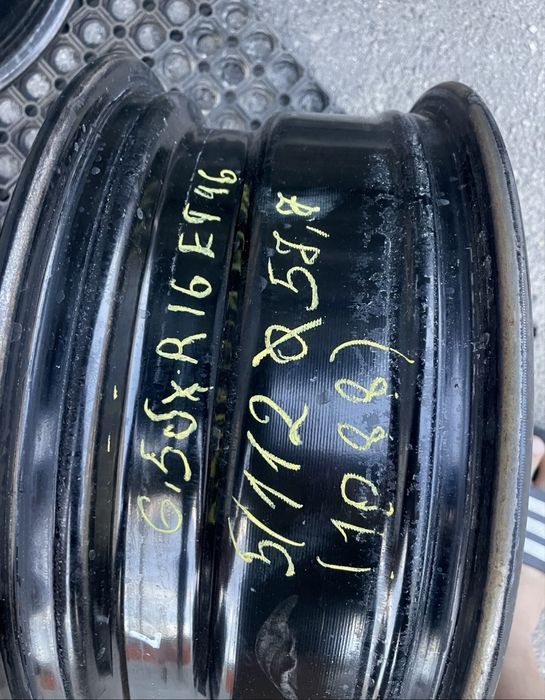 Диски металеві 5/112 r16 Skoda, Volkswagen, audi