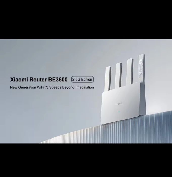 Роутер Xiaomi BE3600 новий білий/чорний