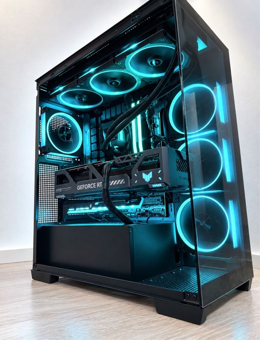 Komputer do gier Gaming PC AMD Ryzen 7 7800X3D RTX 5080 32GB DDR5 1TB NVMe Windows Nowy Gwarancja FV