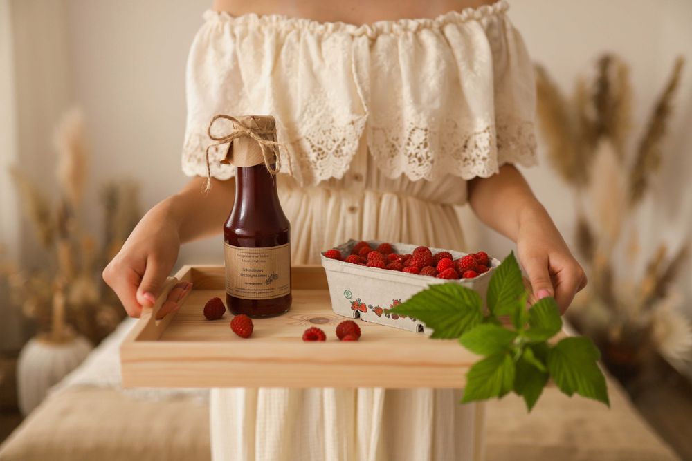 SOK Malinowy 100% naturalny tłoczony na zimno 500ml 10szt. wysyłka OLX