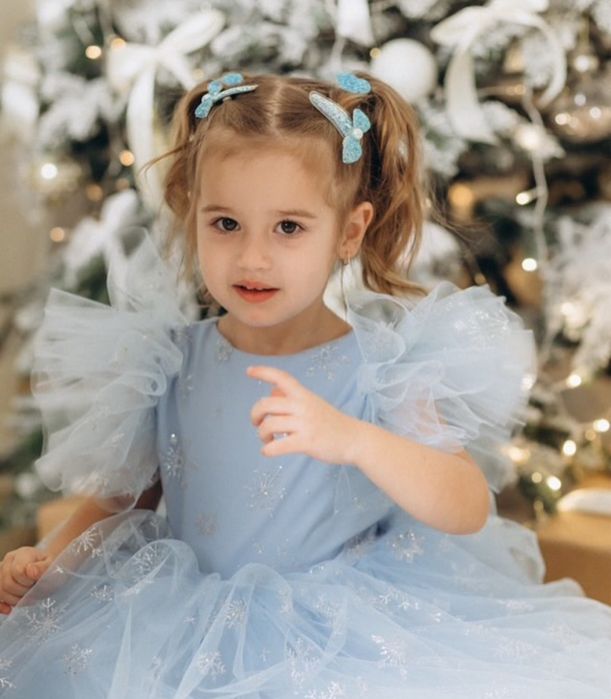 Сукня сніжинка новорічна