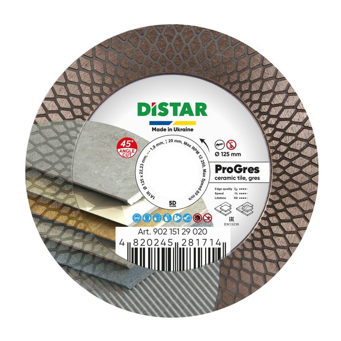 Tarcza Diamentowa 125Mm Baumesser Pro Gres 45St