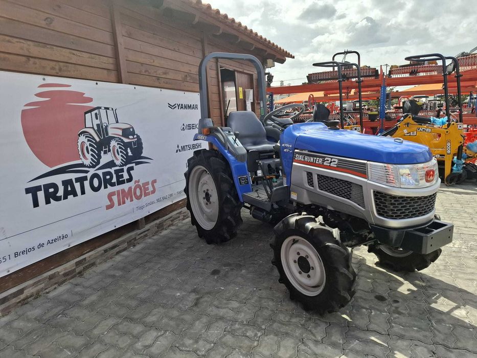 Trator Iseki Sial Hunter 22 | 4x4 | Direção Assistida | Inversor | Imaculado