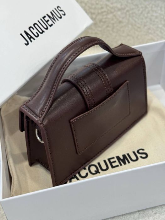 Сумка Jacquemus в коробці чорна і коричнева менша