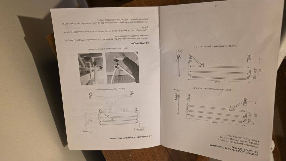 Barras de Proteção Laterais para Cama