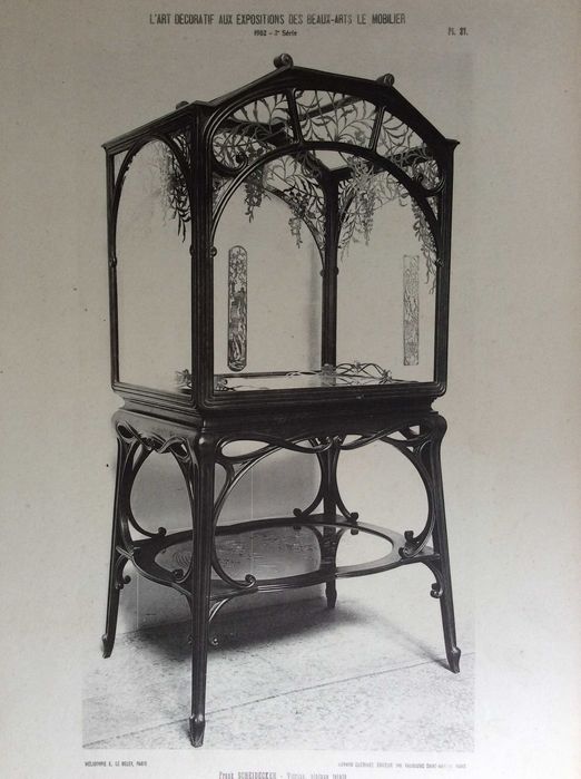 Tema: Mobiliário.  Estampas fotográficas.  Ano 1902.  Public. n.º 2