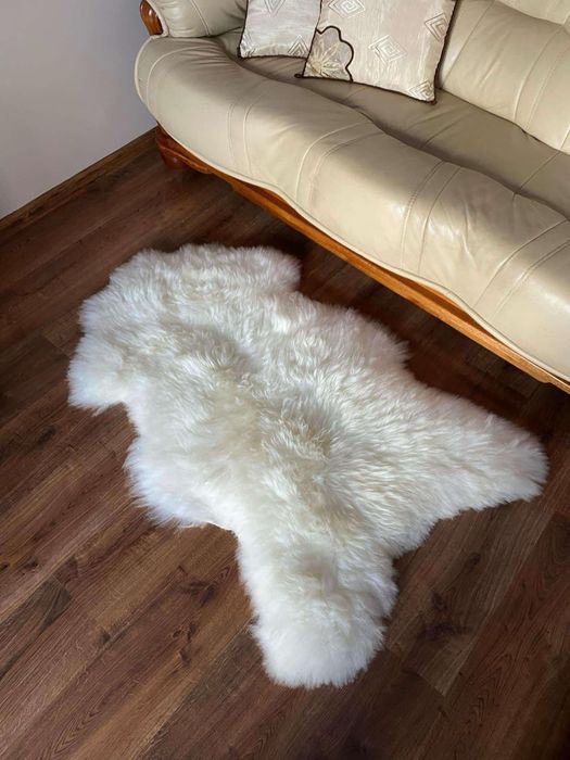 Skora owcza dekoracyjna skóra naturalna dywanik