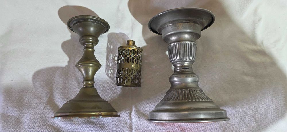 Castiçais Casquinha e Latão
