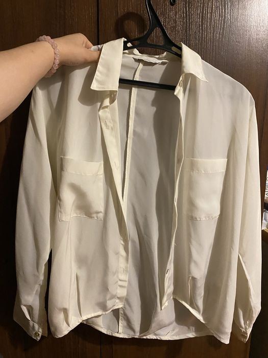 Блуза біла оверсайз