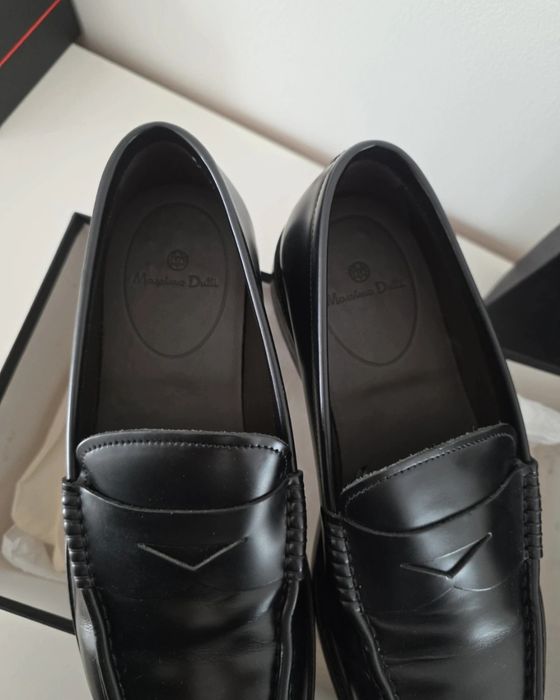 Sapatos Clássicos de pele Massimu Dutti