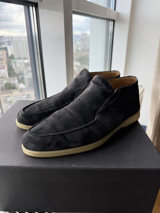 Чоловічі лофери Timoteus 45р на 30 см темно-сині