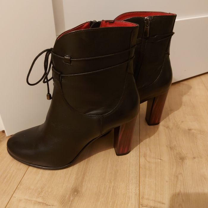 Nowe botki skórzane