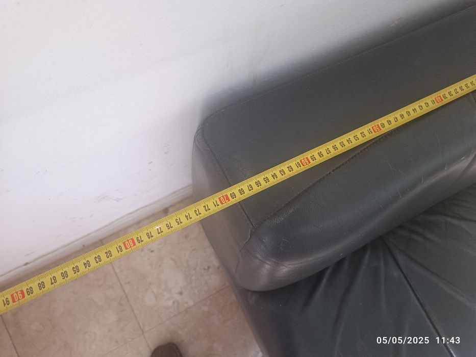 Sofás módularea pele