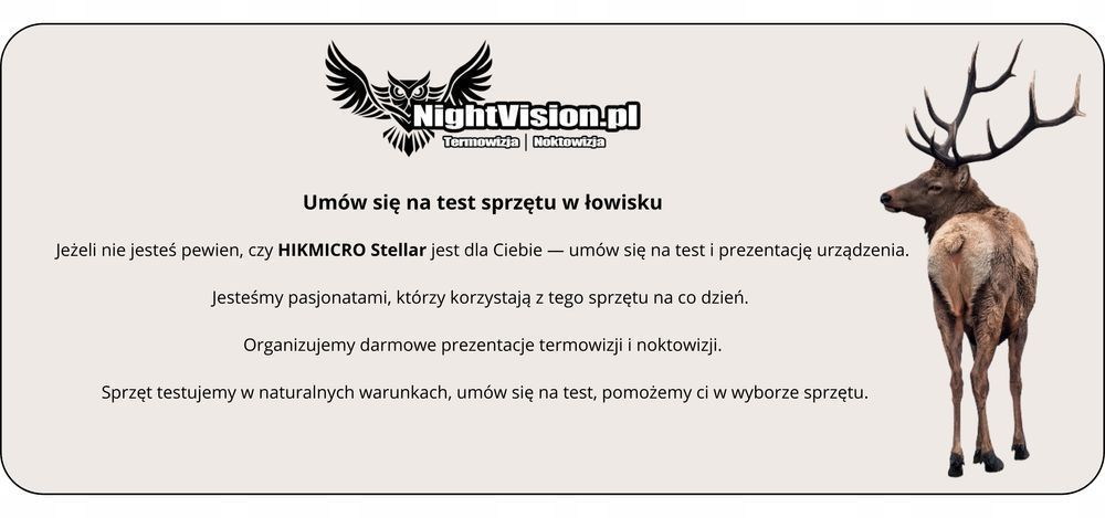 Luneta Termowizyjna Celownik Termowizyjny HIKMICRO Stellar SH35L 3.0
