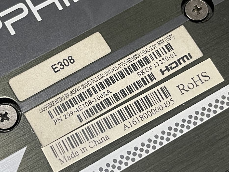 Sapphire R9 380X 4GB NITRO в чудовому стані