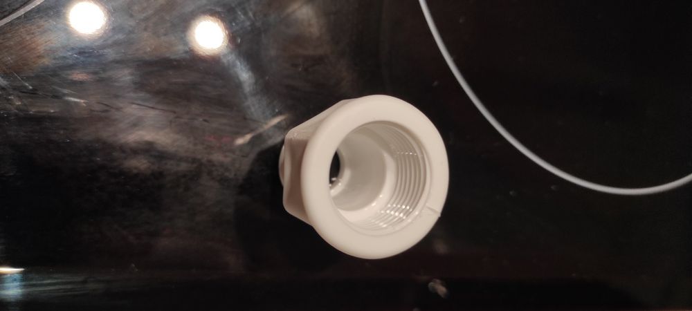 Junção em PVC para termoacumulador 1/2