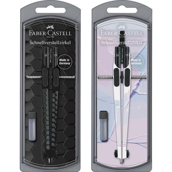 Cyrkiel Shiny Dark-Bright Faber-Castell 1 Szt.mix Faber-Castell Nowa Nieużywana