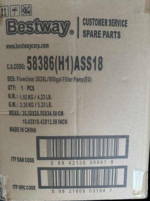 Pompa basenowa Bestway