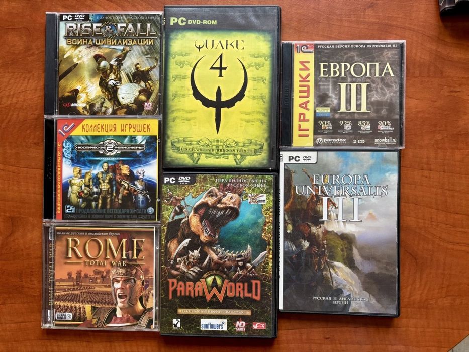 Ігри игры на CD для PC комплект 10 шт: 640 грн. - Ігри для PC Київ на Olx