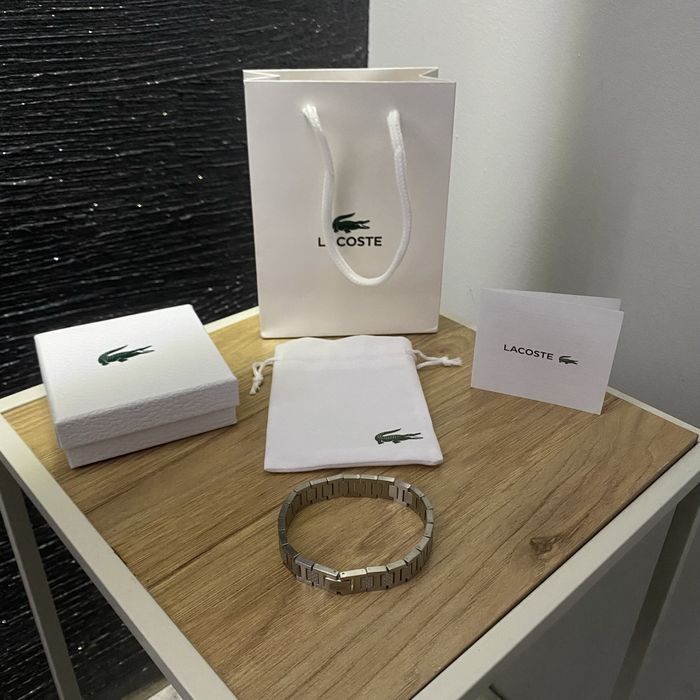 Bransoletka Lacoste - Srebrna - nowa