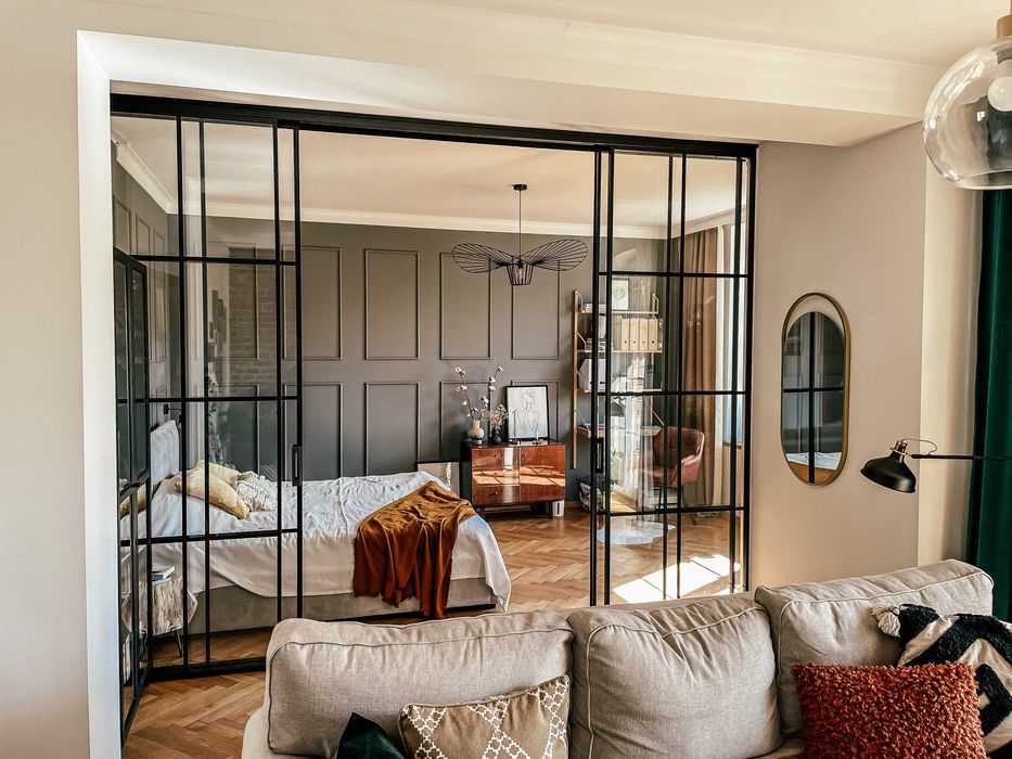 Drzwi loftowe industrialne ścianki loft