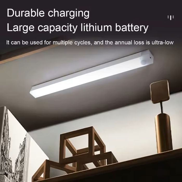 Lampa LED z czujnikiem r. //  Motion Sensor Light LED warm white,USB-C