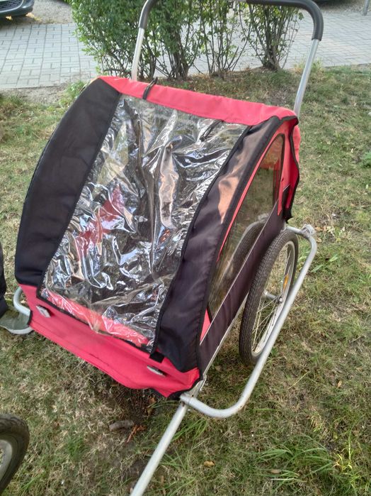 Riksza , wózek ,przyczepka do roweru na 2 dzieci do około 4 lat