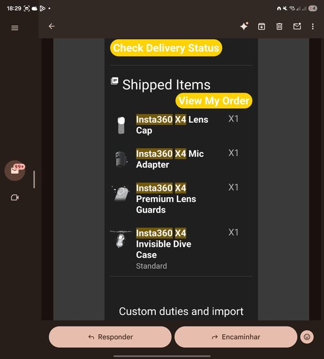 Insta360 X4, como nova, com mesmo muitos extras