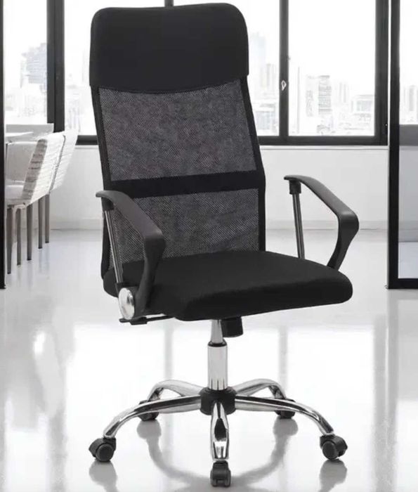 Комп'ютерне крісло з ергономічною спинкою, для дому та офісу