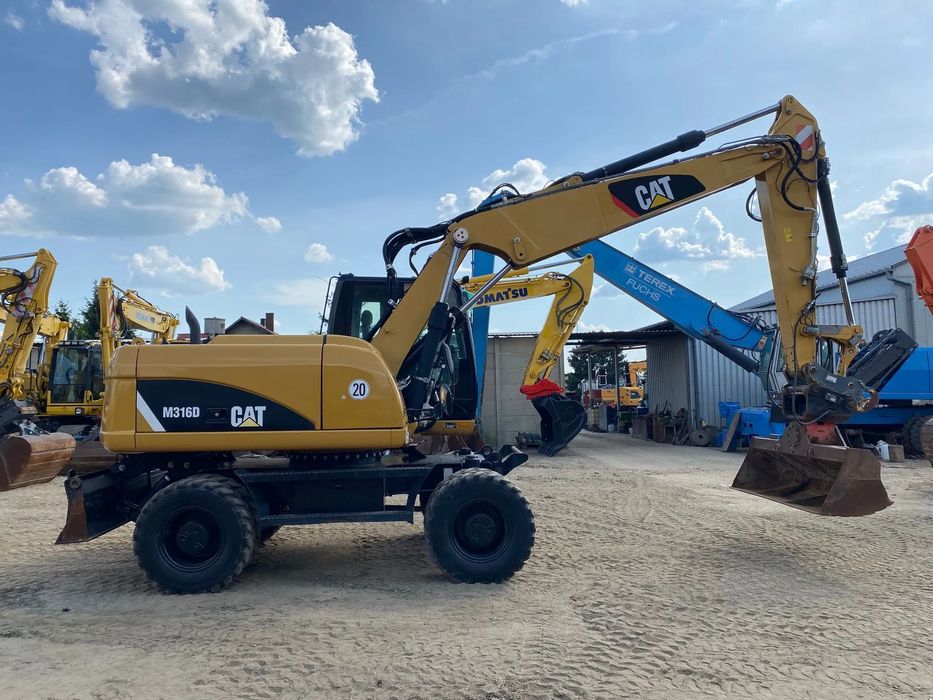 Caterpillar CAT M316D, 2014 ROK, BEZ ADBLUE i DPF-A, z NIEMIEC  Centr. Smarowanie /313/315/316/318/314/317/900/904/160/volvo/liebherr/