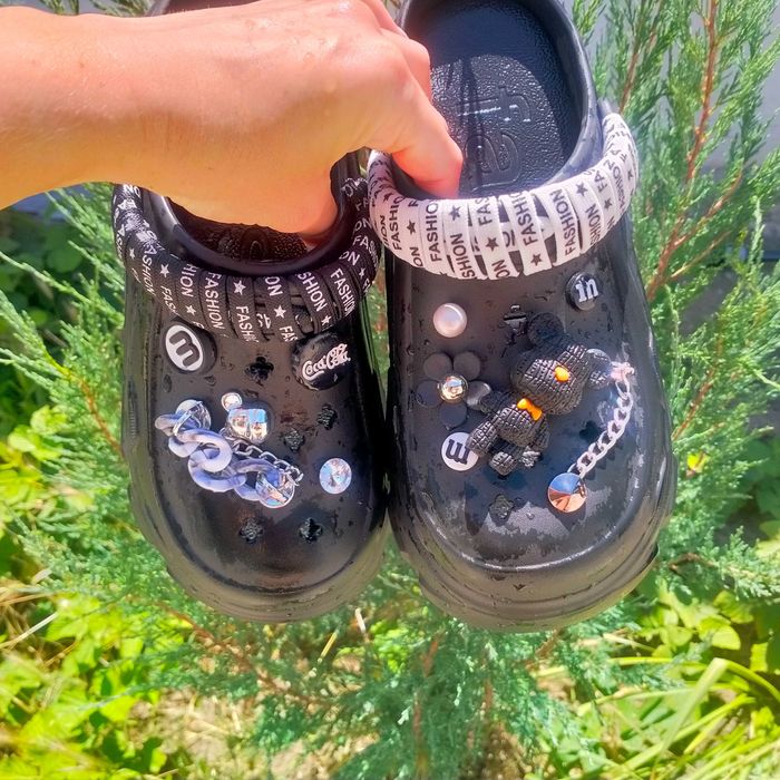 Кроксы женские на ногу 24.5-25 см.