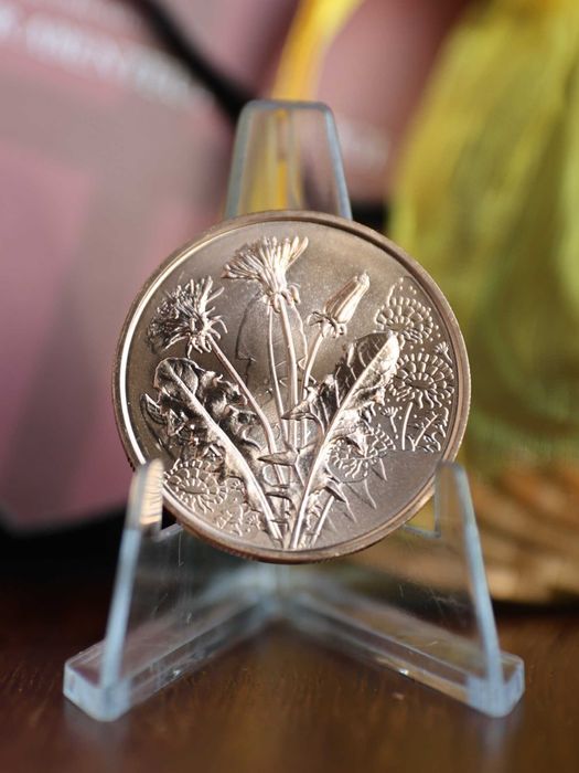 Áustria Moeda 10 € Cobre - A Linguagem das Flores - O Dente-de-leão