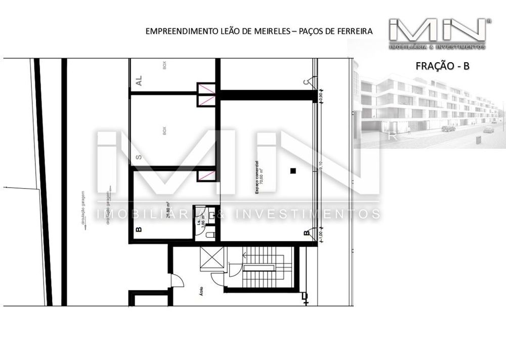 Loja - centro de Paços de Ferreira