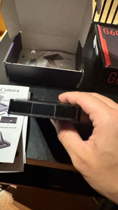 Carregador sem fio com Câmera Vigilância Oculta