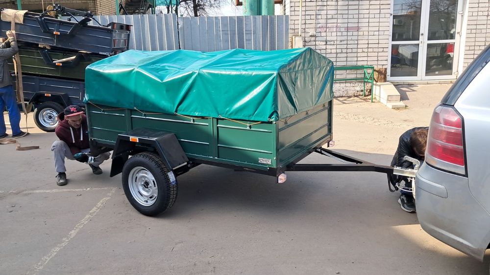 Тенты на прицепы ПВХ, евро , с рюкзак ткани